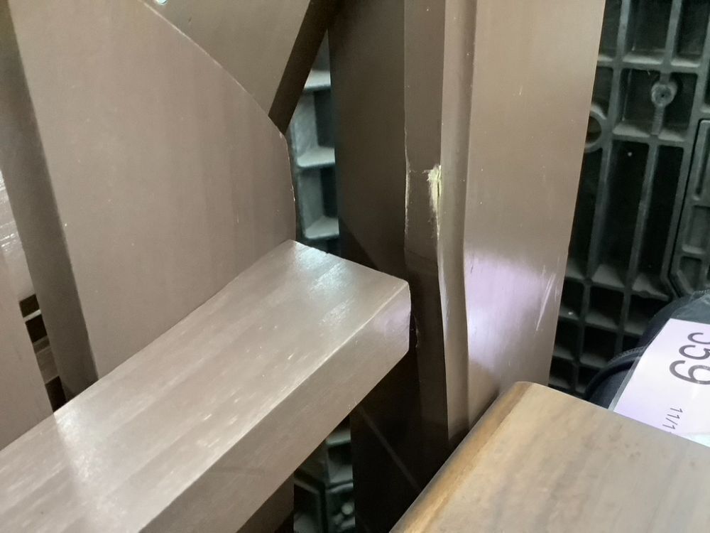 Folding Wooden Adirondack Chair - Small Chips in Wood - Image 10 - Lot 174