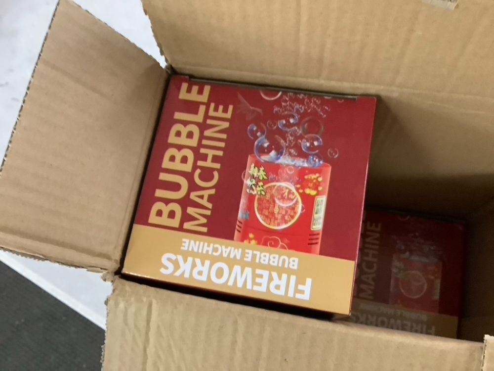 Lot of (4) Fireworks Bubble Machine with Lights - Image 5 - Lot 180