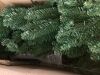9' Unlit Spruce Pencil Christmas Tree w/ Folding Metal Base - Thumbnail 4