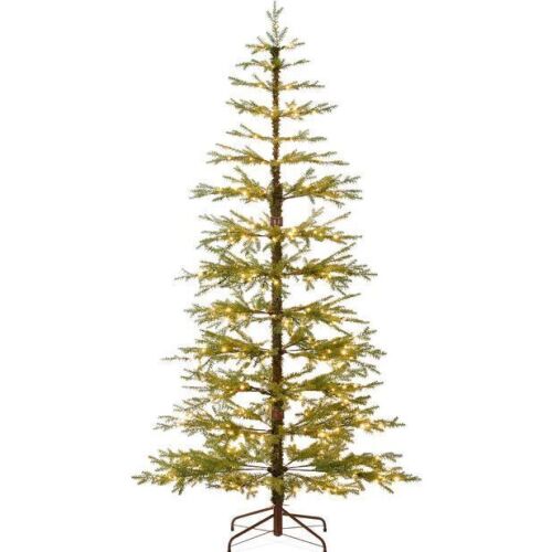 7.5' Pre-Lit Sparse Christmas Tree w/ 2-in-1 LED Lights, Cordless Connection - Lot 248