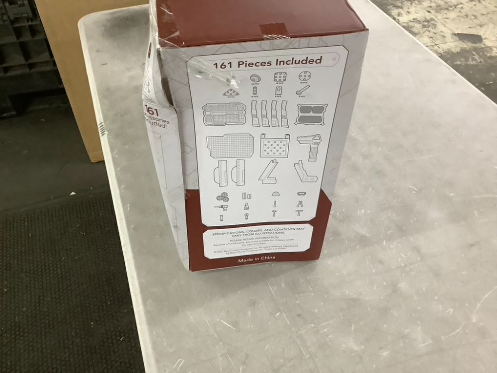 Pretend Play Workbench for Kids, Child's Toy Set w/ 150 Accessories - Image 4 - Lot 264