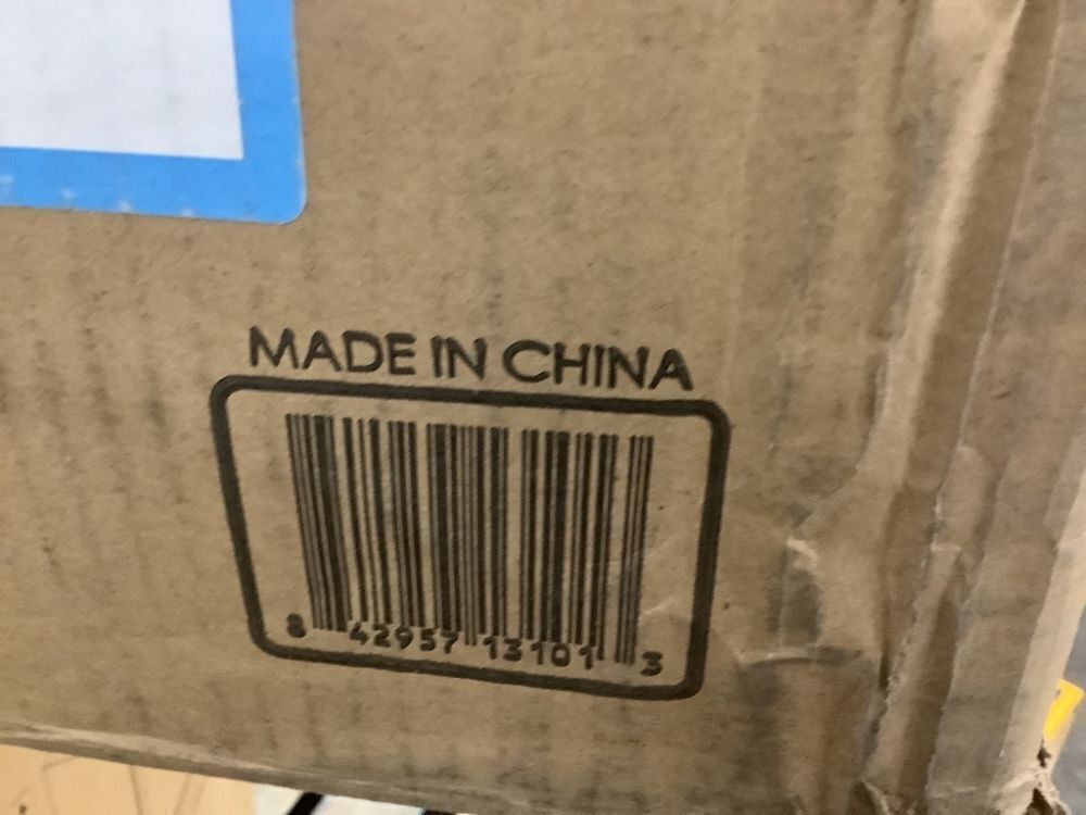 7.5' Pre-Lit Flocked Artificial Aspen Noble Fir Christmas Tree w/ Metal Stand - Image 4 - Lot 332