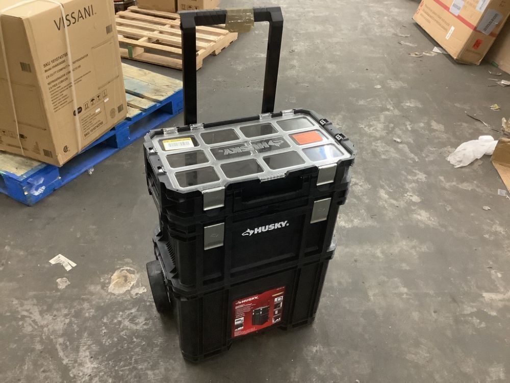 Husky 22 in. Connect Rolling System Tool Box - Bent Axle - Image 1 - Lot 336JF