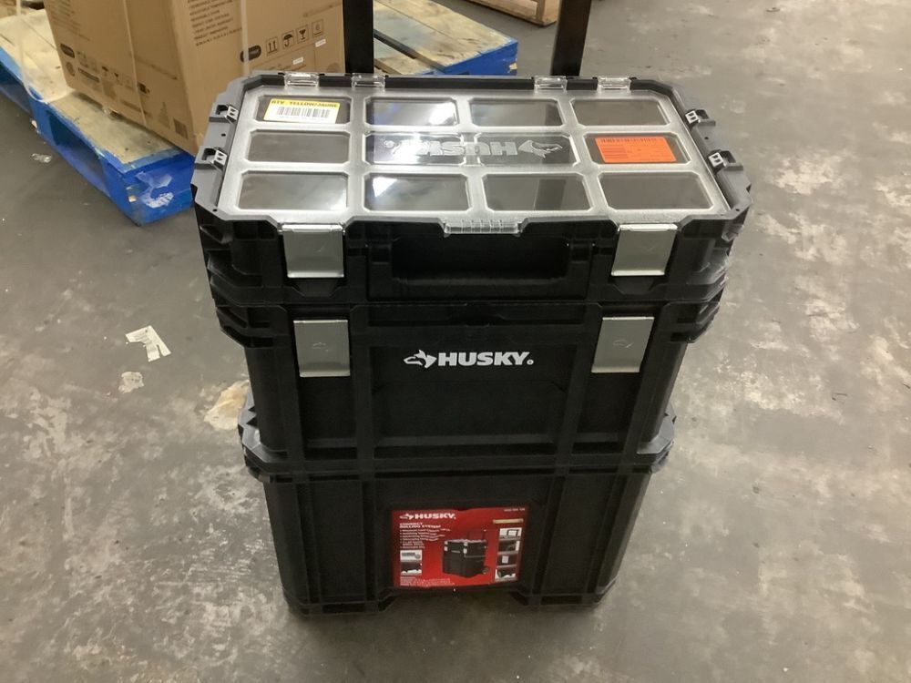 Husky 22 in. Connect Rolling System Tool Box - Bent Axle - Image 2 - Lot 336JF