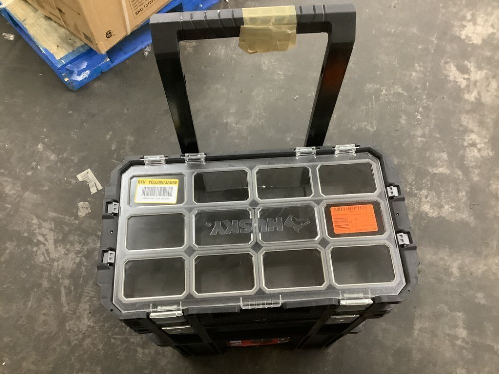 Husky 22 in. Connect Rolling System Tool Box - Bent Axle - Image 4 - Lot 336JF