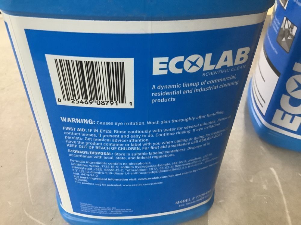 Lot of (2) ECOLAB 1 Gal. 3-in-1 Carpet Cleaner Concentrate - Image 3 - Lot 338JF
