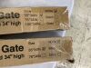 Lot of (2) Retractable Baby Gates - Uninspected - Thumbnail 3