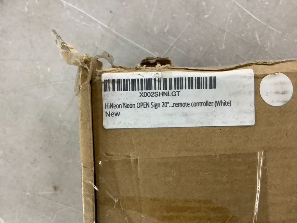 HiNeon White Neon Open Sign 20" - Image 4 - Lot 357