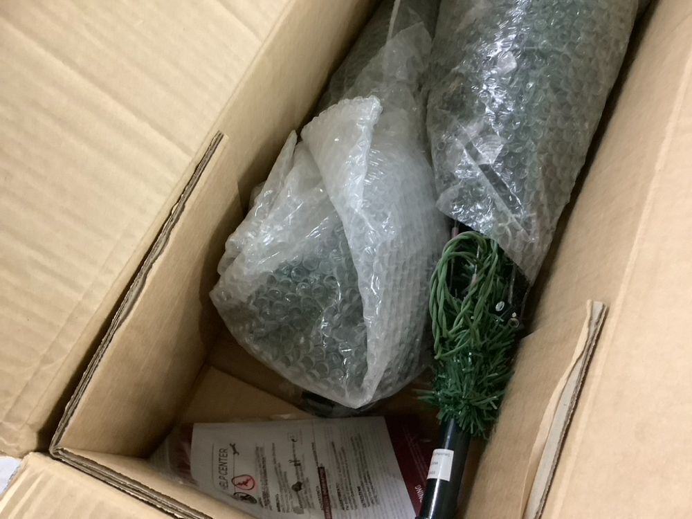 4.5' Pre-Lit Artificial Green Spruce Christmas Tree, w/Easy Assembly - Image 5 - Lot 361