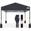 One-Person Setup Instant Pop Up Canopy w/ Case, 4 Weight Bags - 10x10ft - Thumbnail 1