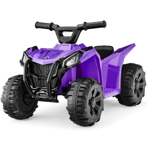 6V Kids Ride-On 4-Wheeler Quad ATV Car w/ 1.8mph Max Speed, Treaded Tires - Lot 365