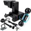 Adjustable Trailer Hitch, Fits 2-Inch Receiver, 6-Inch Drop/Rise, 2" and 2-5/16" Tow Balls,12,500 LBS - Thumbnail 1