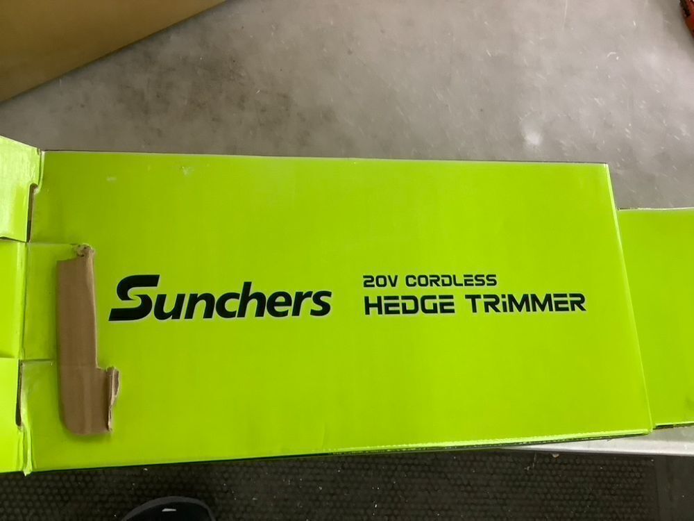 SUNCHERS 20V Max Hedge Trimmer Cordless, 22 Inch - Image 7 - Lot 374