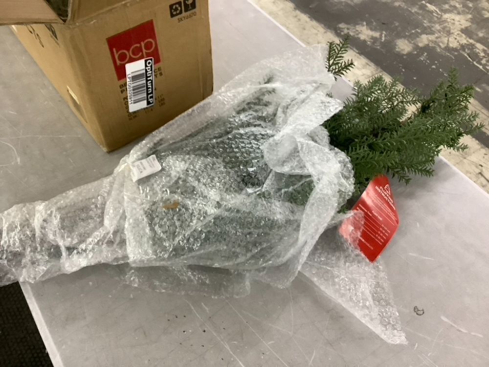 6' Pre-Lit Sparse Christmas Tree w/ 2-in-1 LED Lights, Cordless Connection - Image 3 - Lot 469