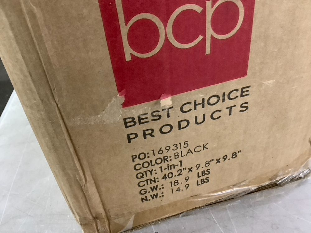 6' Pre-Lit Artificial Black Christmas Tree w/ Incandescent Lights, Metal Stand - Image 7 - Lot 470