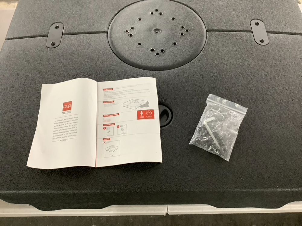 Outdoor Cantilever Base w/ Wheels, Locks, Fillable 330lb Capacity - Image 6 - Lot 477