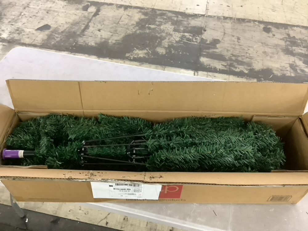 6' Artificial Green Christmas Tree, Unlit Pine Design w/Easy Assembly - Image 4 - Lot 561