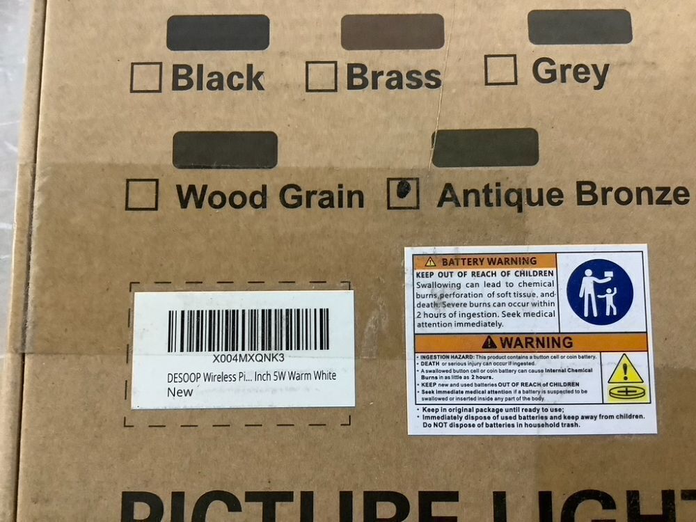 DESOOP Wireless Picture Light 24" - Image 7 - Lot 575