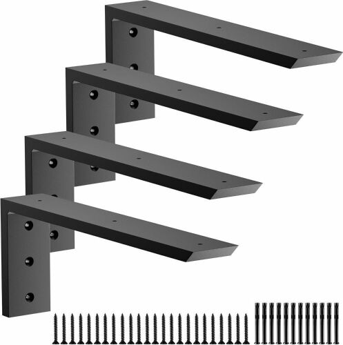 Heavy Duty Countertop Brackets, 16" x 6" x 2.5", 4 Pack - Lot 660