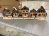 Pre-Lit Wooden Christmas Village, Winter Mantel Decor w/ 20 LED Lights - Thumbnail 3