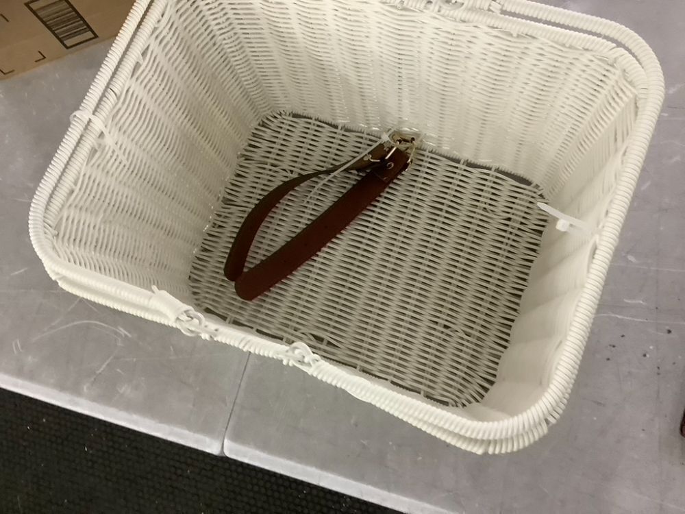 Hand-Woven Bicycle Basket - Image 2 - Lot 678