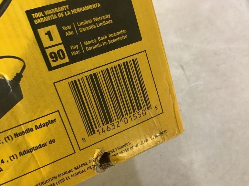 DEWALT Portable Power 2000 Peak Amp Jump Starter w/Digital Compressor - No Charging Cord - Image 6 - Lot 738JF