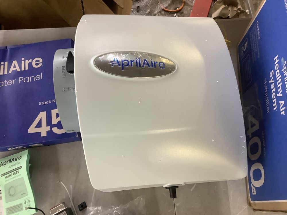 AprilAire Model 400 m Water Saver 17 Gal. for up to 5,000 sq. ft. Whole-House Evaporative Humidifier With Manual Control - Image 2 - Lot 743JF