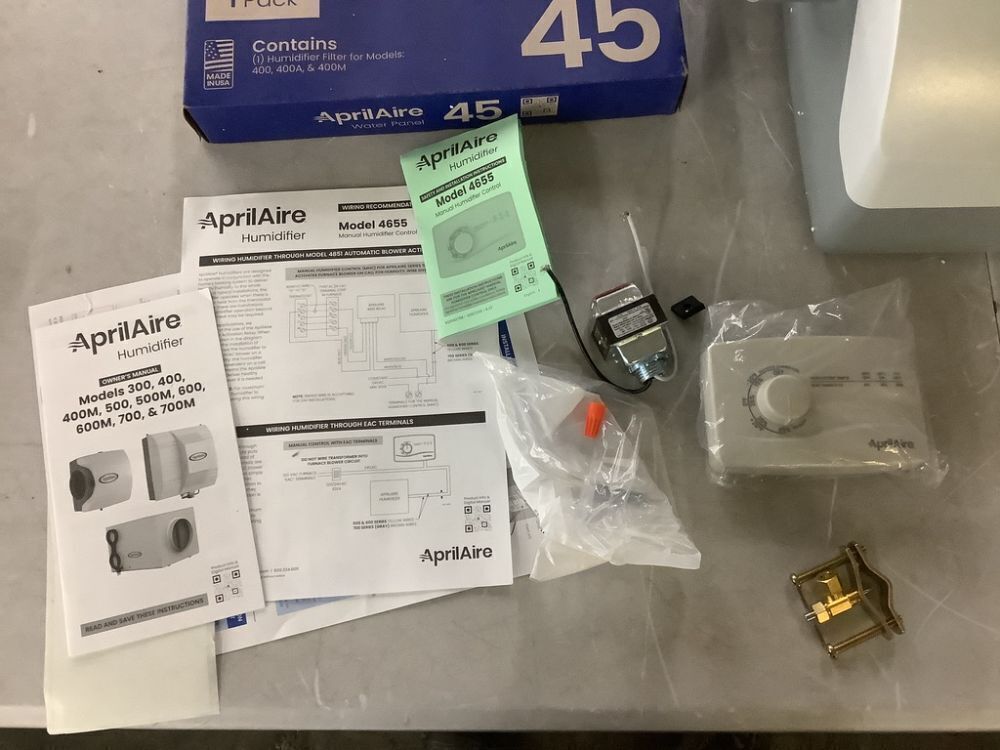 AprilAire Model 400 m Water Saver 17 Gal. for up to 5,000 sq. ft. Whole-House Evaporative Humidifier With Manual Control - Image 5 - Lot 743JF