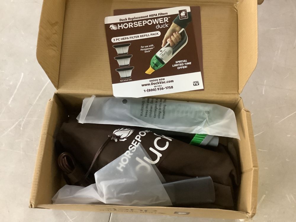 HORSEPOWER Duck Compact Cordless Bagless Handheld Vacuum - Image 4 - Lot 746JF