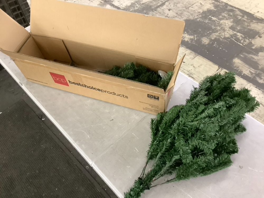 4.5' Unlit Artificial Green Spruce Christmas Tree, w/Easy Assembly - Image 1 - Lot 767