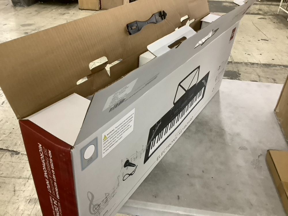 61-Key Beginners Electronic Keyboard Piano Set w/ 3 Modes, Microphone - Image 8 - Lot 769