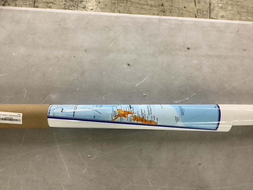 Maps International Giant World Map, 46 x 80, Fully Laminated - Image 2 - Lot 777