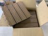 NewTechWood UltraShield Naturale 1 ft. x 1 ft. Quick Deck Outdoor Composite Deck Tile in Peruvian Teak (10 sq. ft. Per Box) - Thumbnail 1