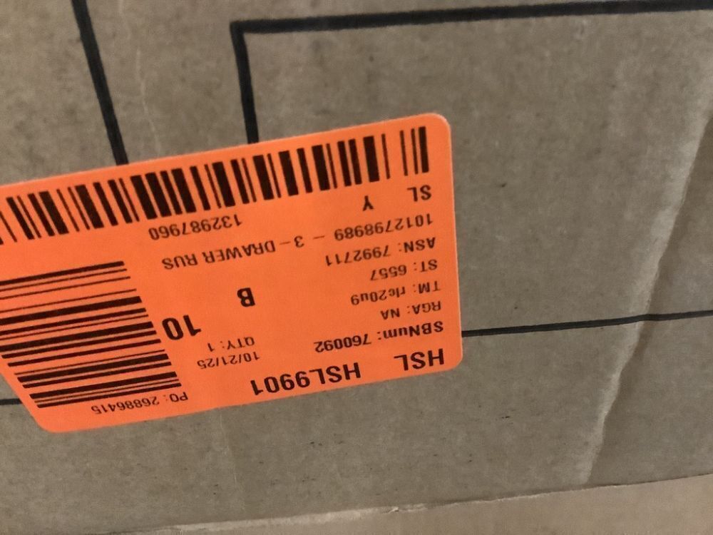 Gymax 3-Drawer Rustic Brown Wood 32 in. W Vertical File Cabinet w/Open Adjustable Storage Shelf - Image 2 - Lot 344JF