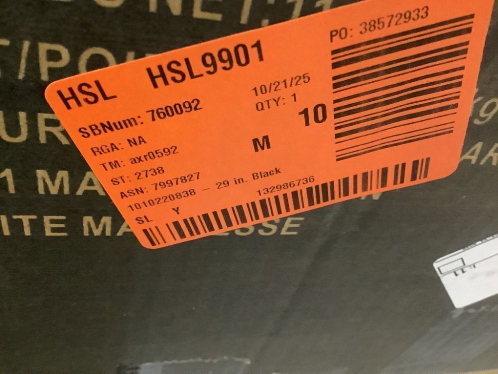 StyleWell 29 in. Blackburn Mid-Century Modern Cognac Faux Leather Bar Stool with Black Metal Frame (Set of 2) - Image 6 - Lot 348JF