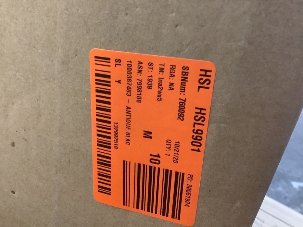 Carolina Chair & Table 34 in. Rectangular Antique Black Writing Desk with Keyboard Tray - Image 4 - Lot 85JF