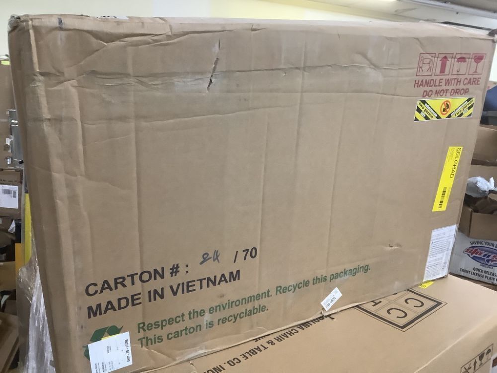 International Concepts 36 in. Rectangular Espresso 1 Drawer Writing Desk with Solid Wood Material - Image 2 - Lot 349JF