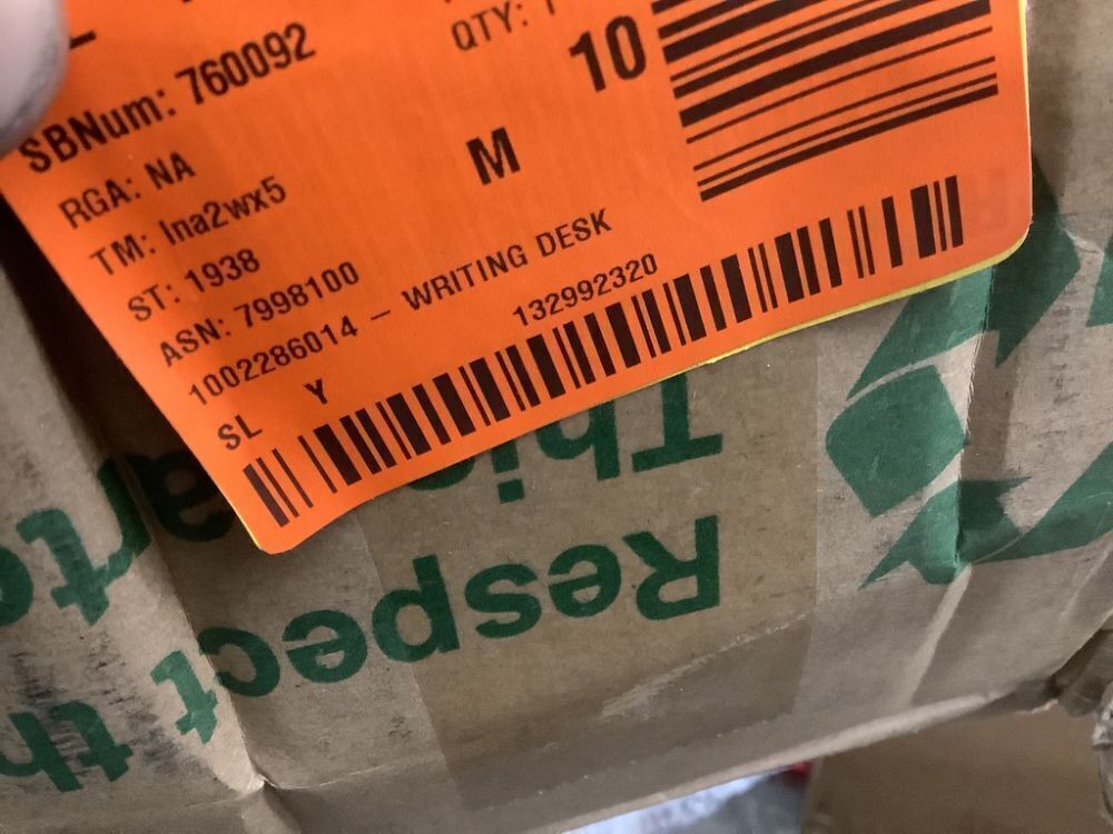 International Concepts 36 in. Rectangular Espresso 1 Drawer Writing Desk with Solid Wood Material - Image 5 - Lot 349JF