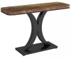 Turrella 40 in. Brown Rectangle Engineered Wood Console Table - Thumbnail 1