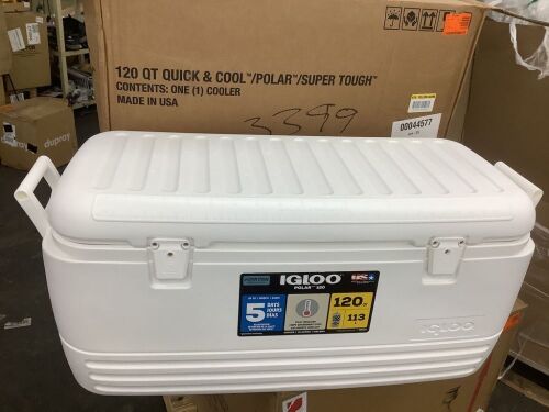 IGLOO Polar 120 Qt. Cooler - Lot 435JF