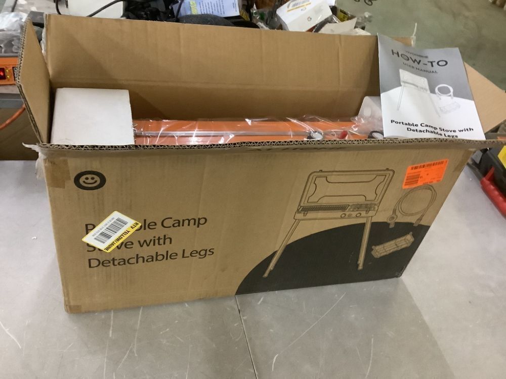 VIVOHOME 2-in-1 20000 BTU Portable Gas Camping Stove with Detachable Legs - Image 2 - Lot 446JF