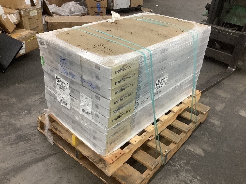 717 sq. ft. - (30) Cases of TrafficMaster Camden Lake Oak 7 mm T x 8 in. W Laminate Wood Flooring (23.9 sqft/case) - Image 2 - Lot 12JF