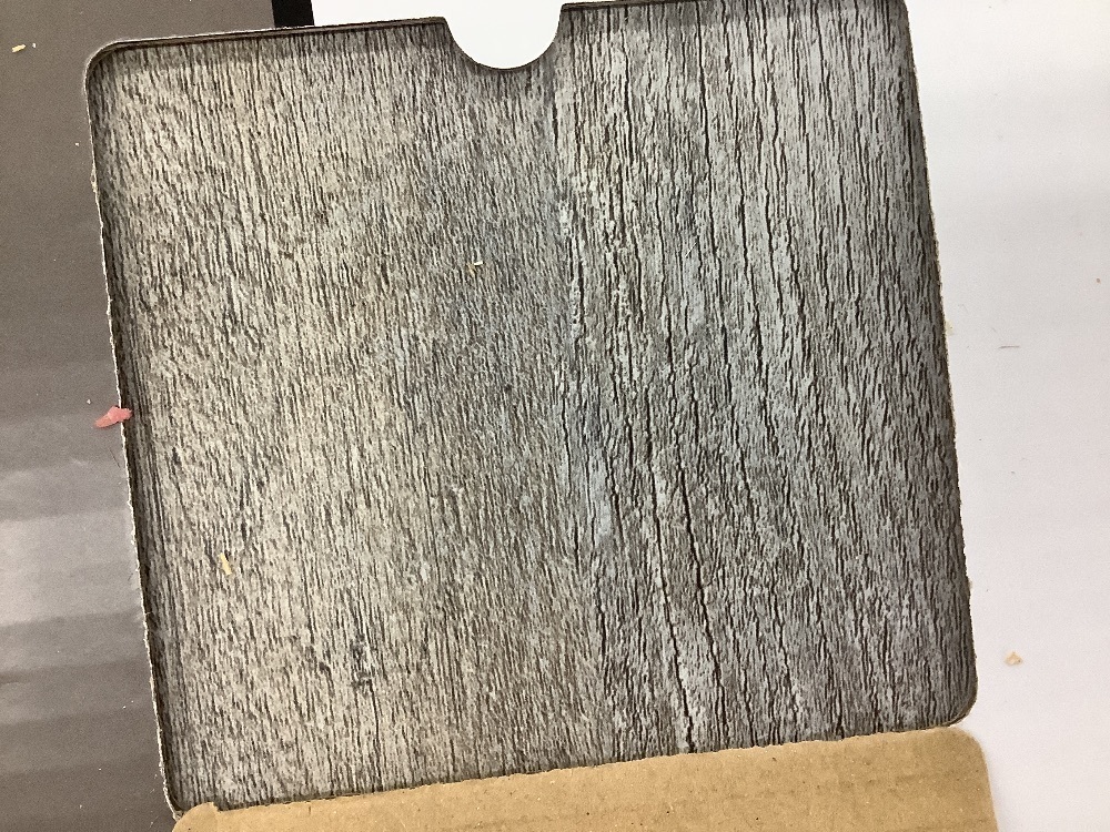 1,080 sq. ft. - (30) Cases of TrafficMaster Grey Distressed Wood 4 MIL x Multi-Width x 36 in. L Peel and Stick Vinyl Plank Flooring (36 sqft/case) - Image 6 - Lot 7JF