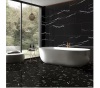 480 sq. ft. - (30) Cases of MSI Tavish Nero Polished Black Porcelain Tile White Veining Rectangle Tile 24 in. x 48 in., Floor and Wall (16 sq. ft./Case) - Thumbnail 2