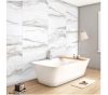 432 sq. ft. - (27) Cases of MSI Milos White 24 in. x 48 in. Polished Porcelain Marble Look Floor and Wall Tile (16 sq. ft. /Case) - Thumbnail 2