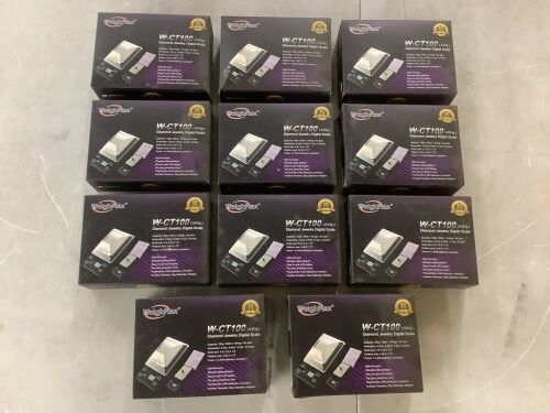 Lot of (11) WeighMax Diamond Jewelry Digital Scale - Lot 549JF