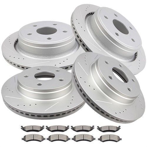 Front & Rear Brake Pads and Rotors for 07-09 Chryslef Aspen, 04-09 Dodge Durango, 11-18 Dodge Ram 1500 - Lot 121JF