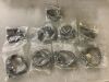 Lot of (9) Datalogic 90A051330 Coiled Female Connector - Thumbnail 1