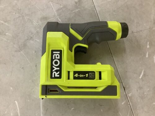 RYOBI USB Lithium Cordless Craft 4-in-1 Stapler/Nailer - Lot 638JF