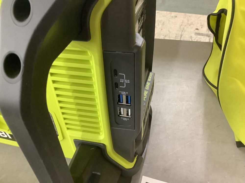RYOBI 18V ONE+ 1800-Watt Portable Battery Inverter Power Station/8-Port Charger (Tool Only) - Image 6 - Lot 53JF